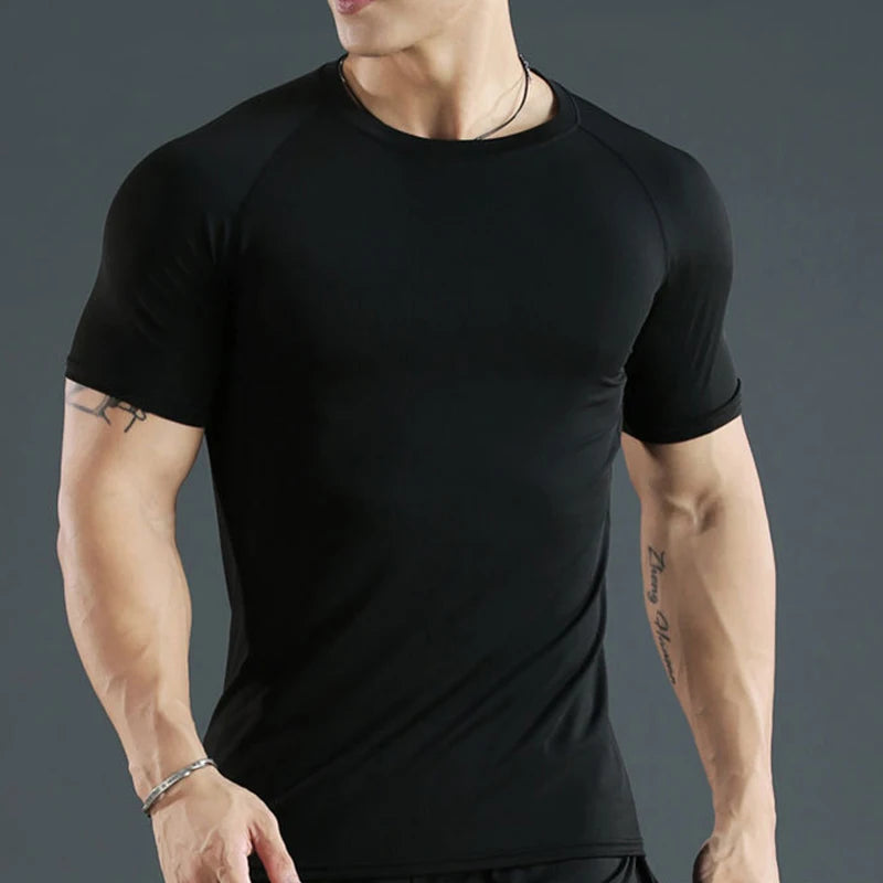 GR Men's compression running T-shirt