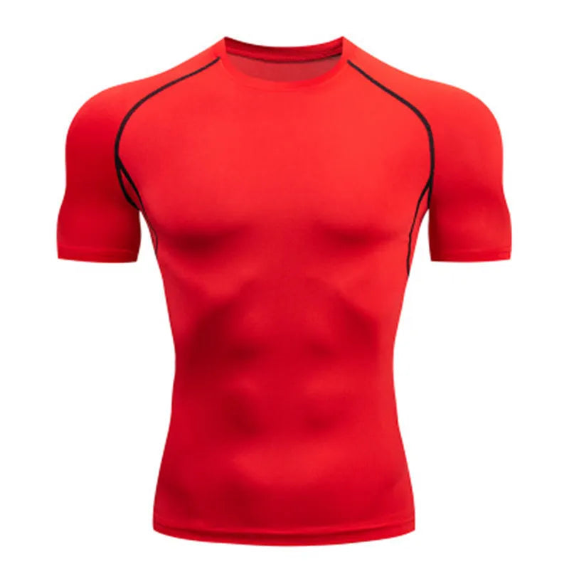 GR Men's compression running T-shirt